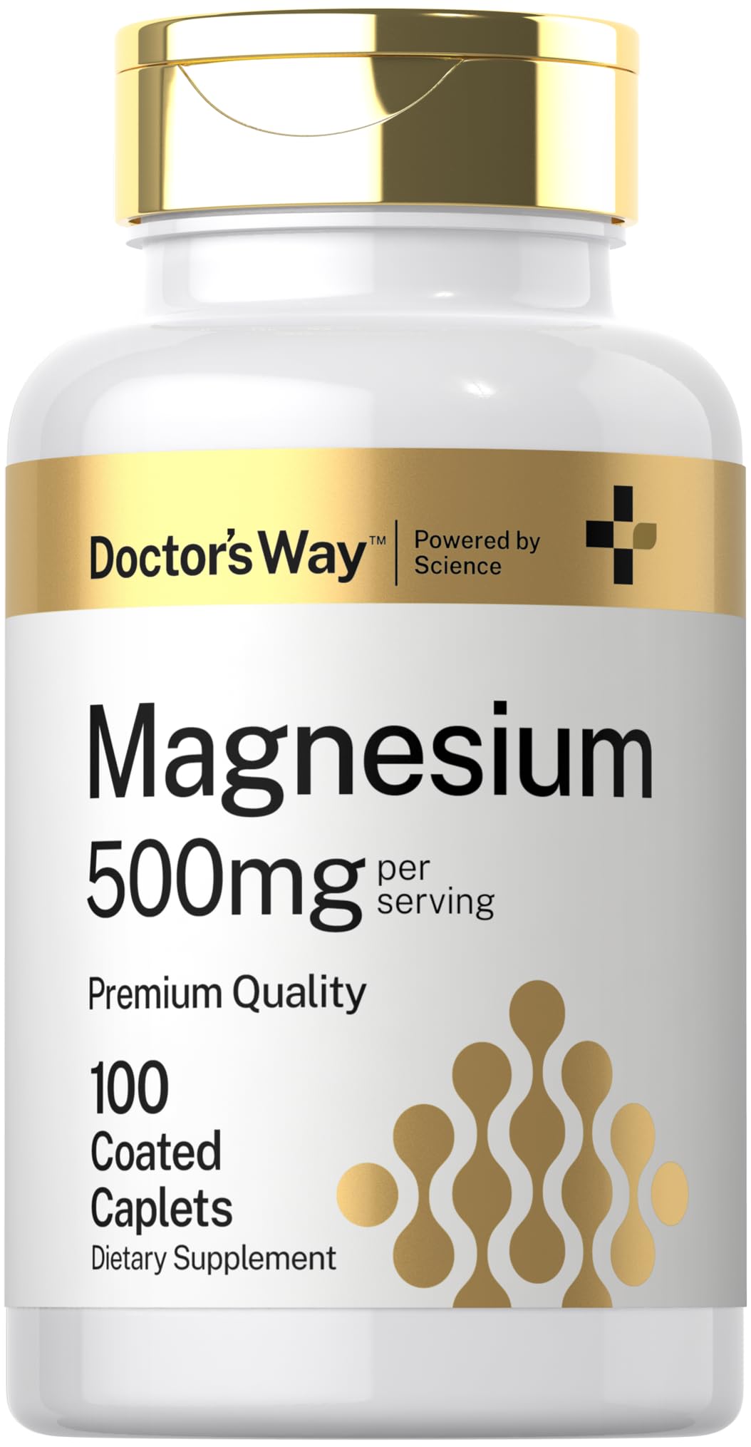 Doctor's Way Magnesium Supplement 500mg Caplets 100