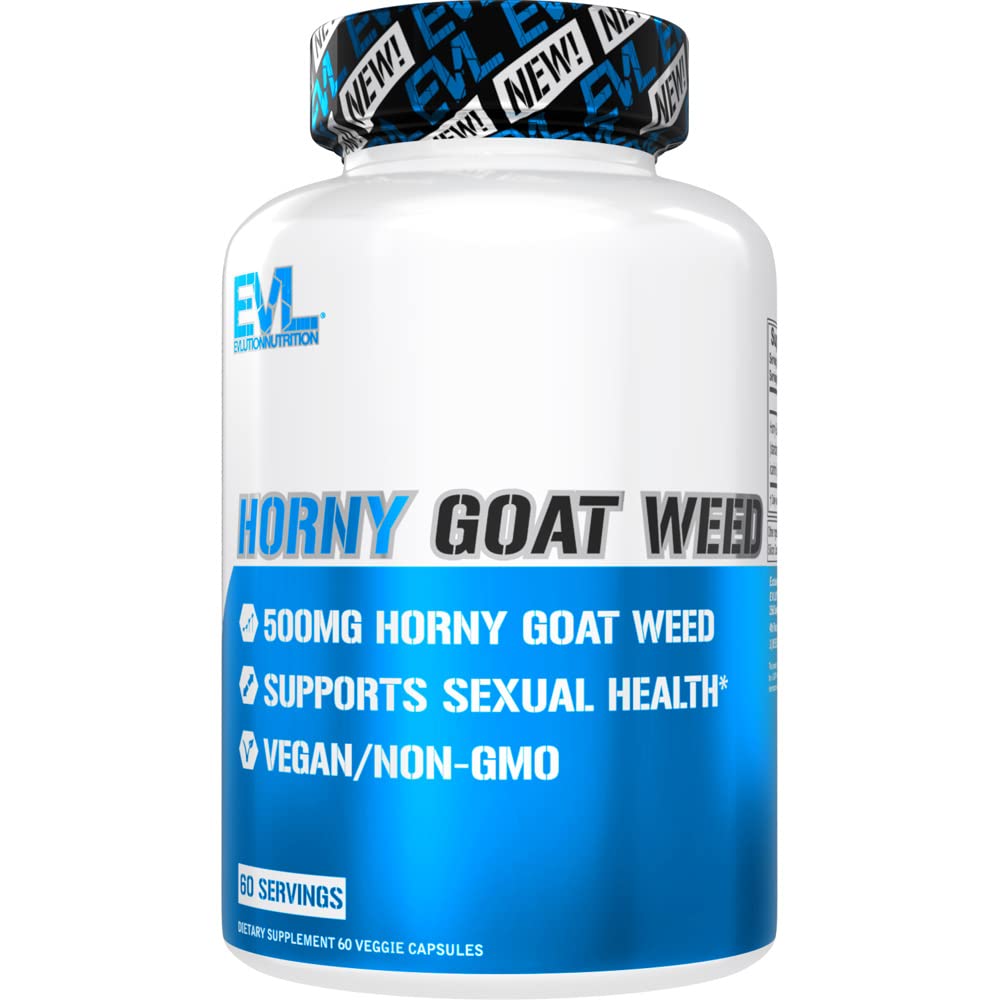Evlution Horny Goat Weed for Men Capsule 60 Count