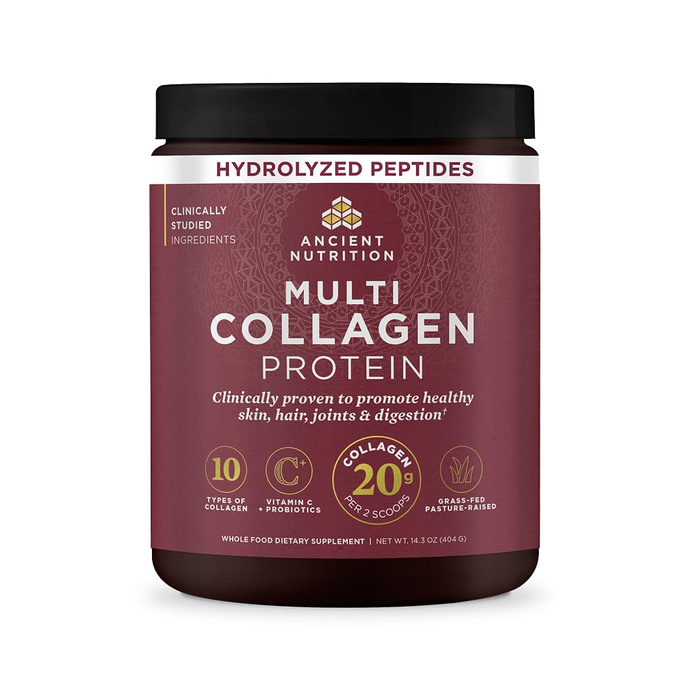 Ancient Nutrition Collagen Peptides Powder Multi Collagen Protein 14.3