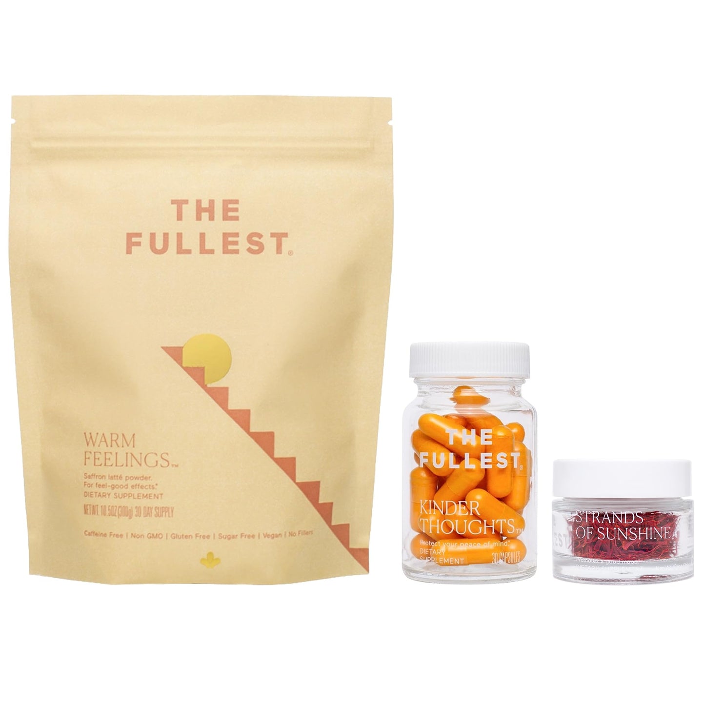 THE FULLEST Full Spectrum Bundle Saffron Latte, Saffron Capsules, Saffron Threads