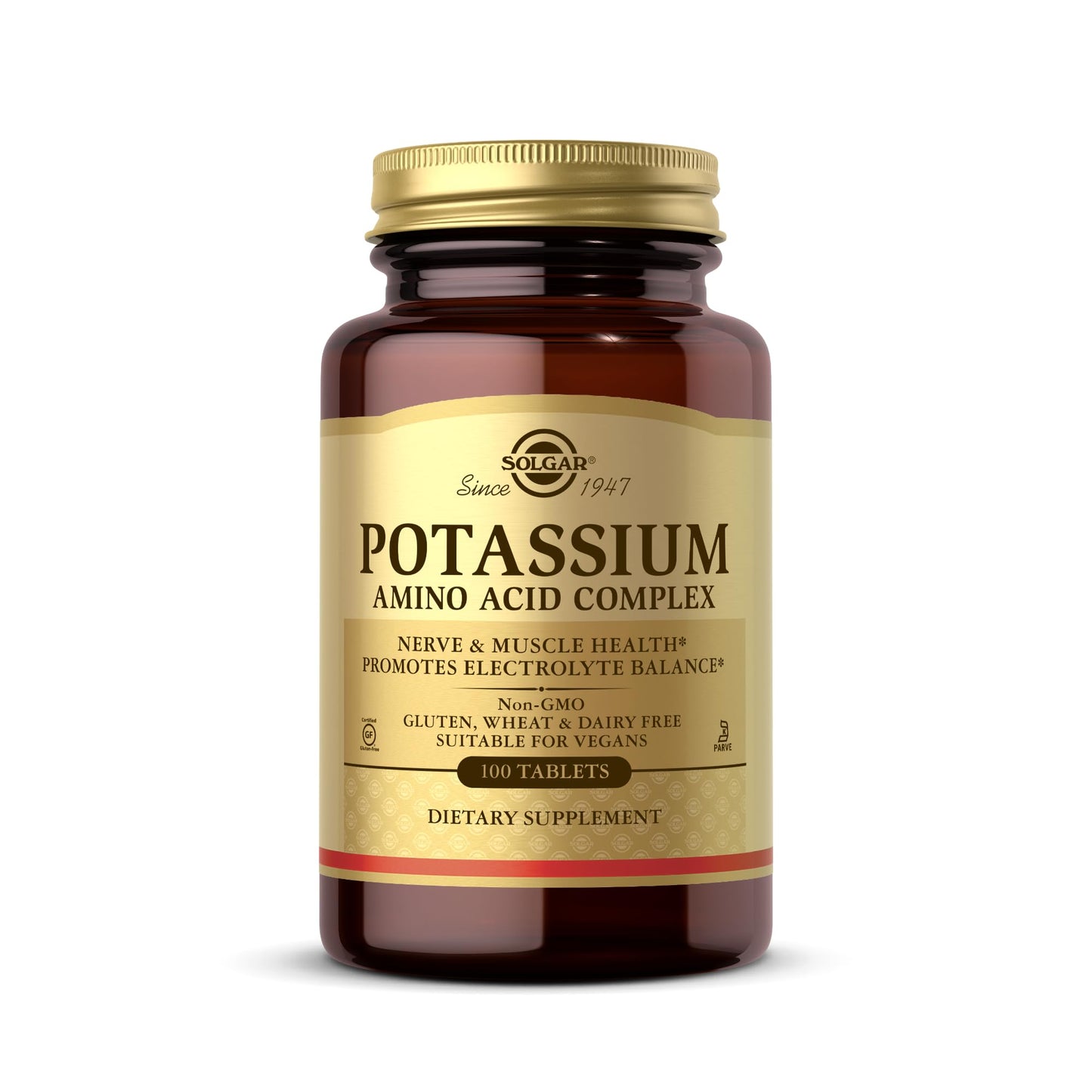 Solgar Potassium Amino Acid Complex Tablets, 100 Tablets