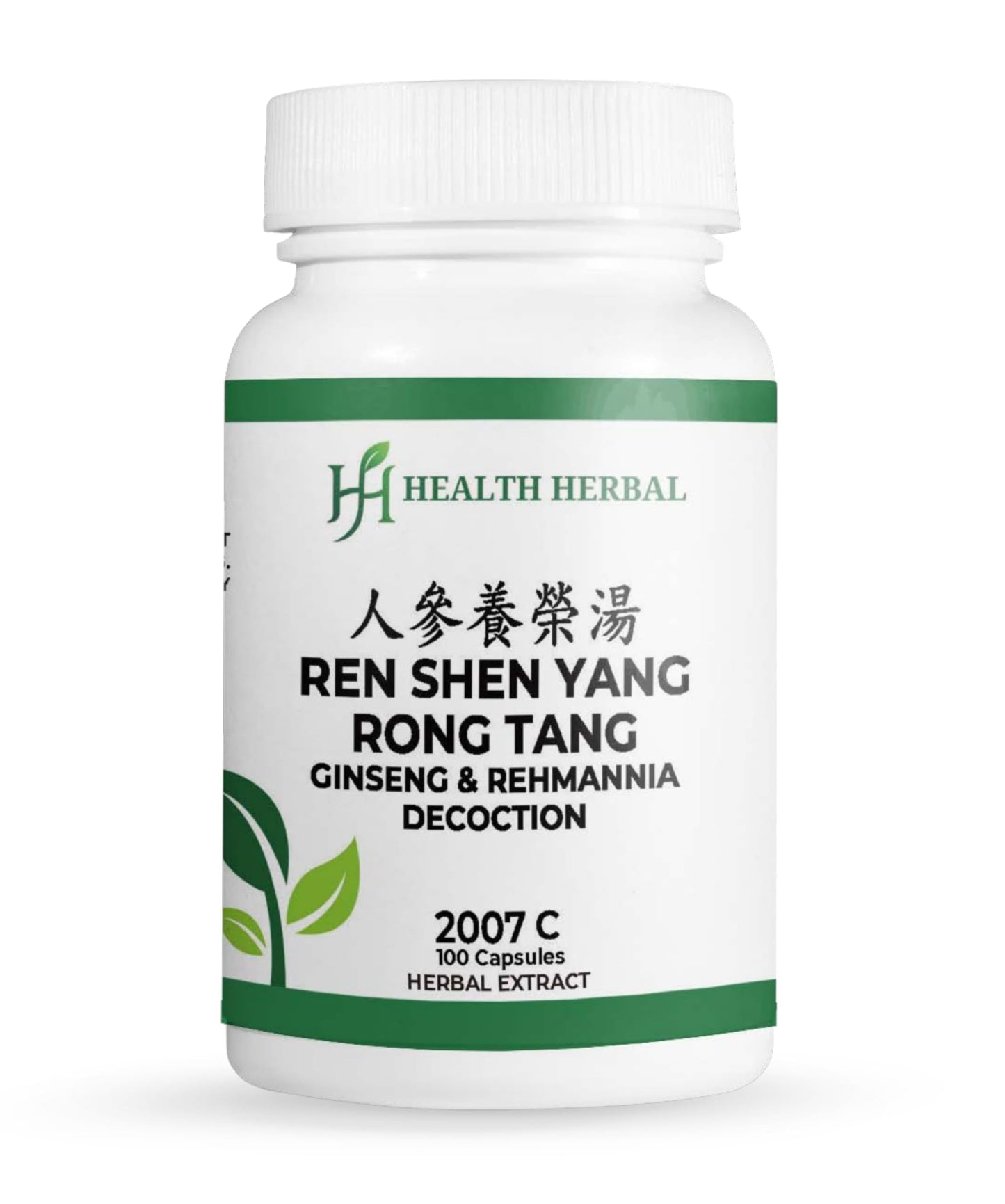 Health Herbal RenShen Yang Rong Tang Capsules 100 Capsules