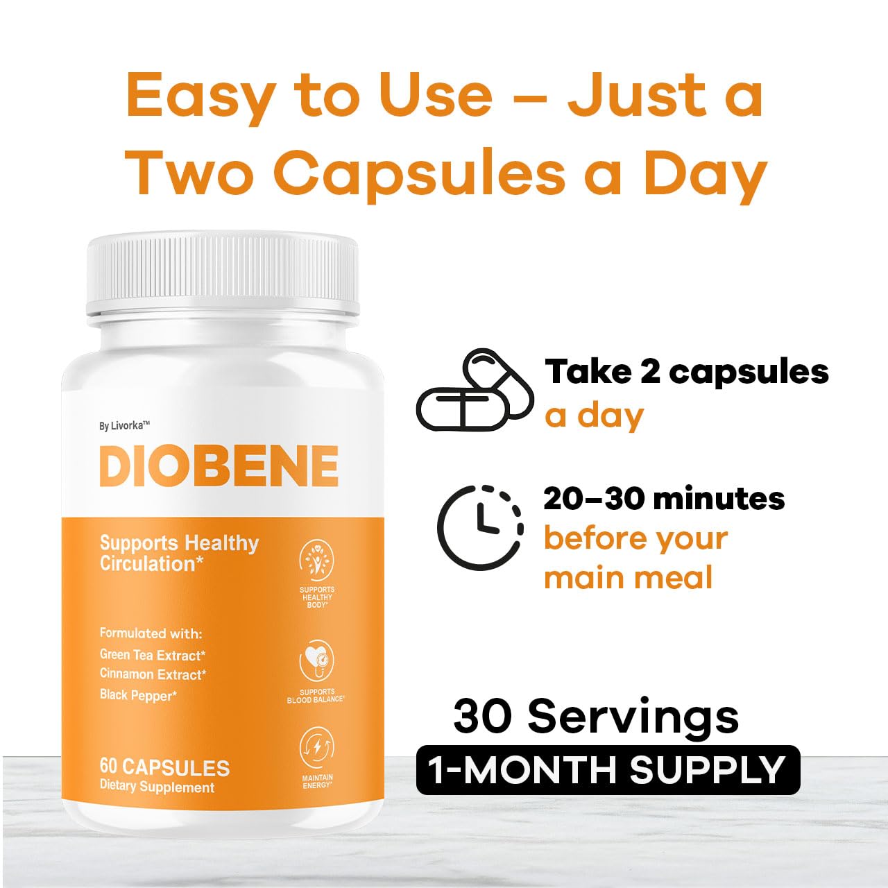 LIVORKA Diobene Capsules, 120 Capsules