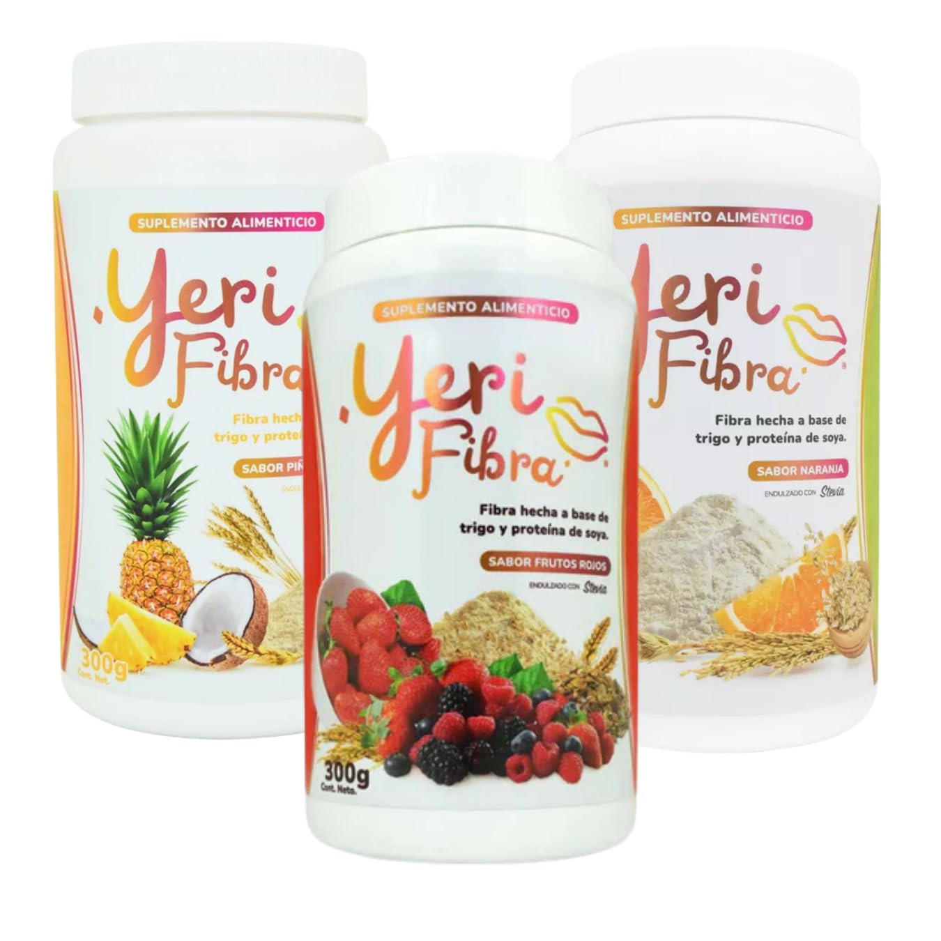 YERI FIBRA Daily Fiber Powder, Orange Flavor, 10 oz