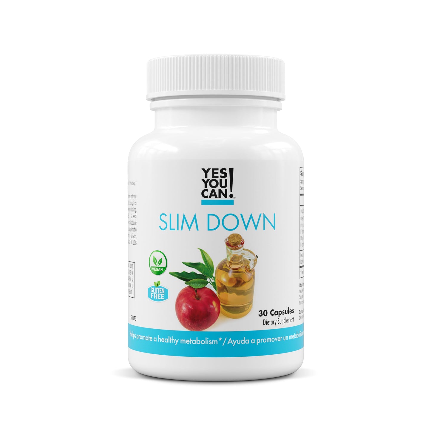 Yes You Can! Slim Down Dietary Supplements Capsules, 30 Count