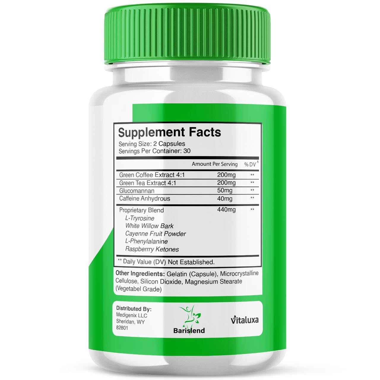 Vitaluxa Barislend Capsules, 180 Capsules