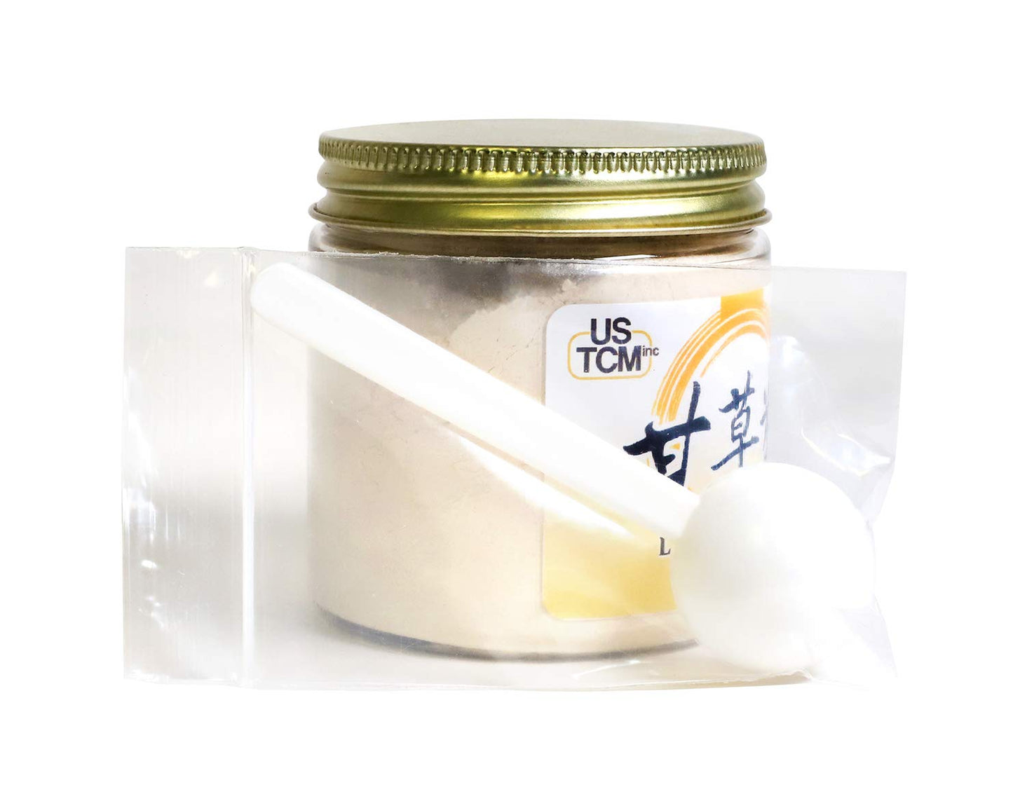 USTCM Licorice Powder Glycyrrhiza Powder Gan Cao Powder 甘草粉 120mesh (2oz) Powder 1 Count