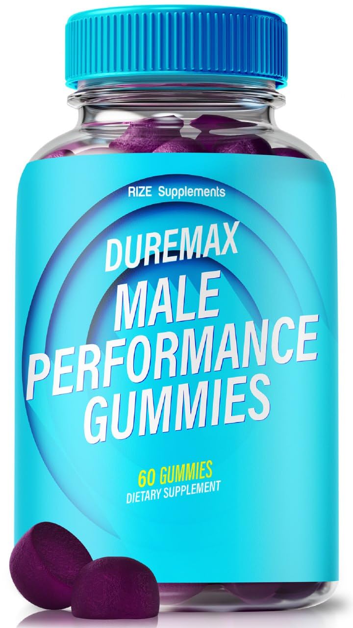 NutraRize Duremax Male Performance Gummies, 60 Gummies