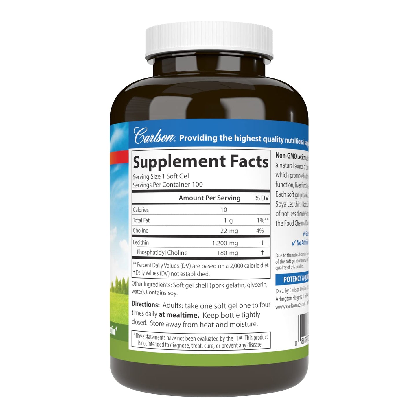 Carlson Lecithin Softgels 100