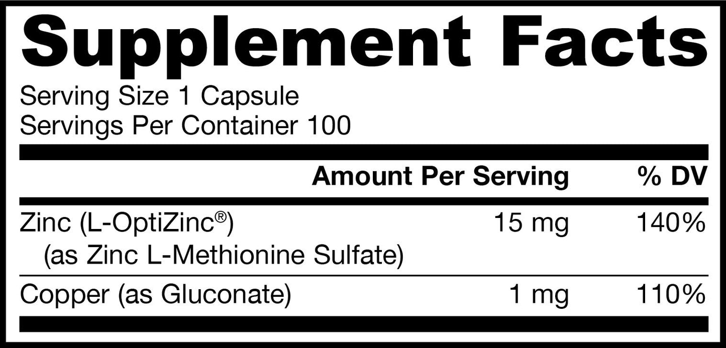 Jarrow Formulas Zinc Balance 15 mg Capsule, 300 Veggie Capsules
