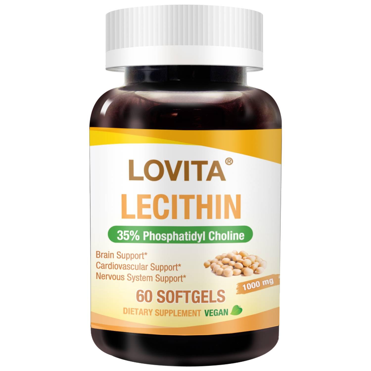 LOVITA Lecithin Softgels 60 Count