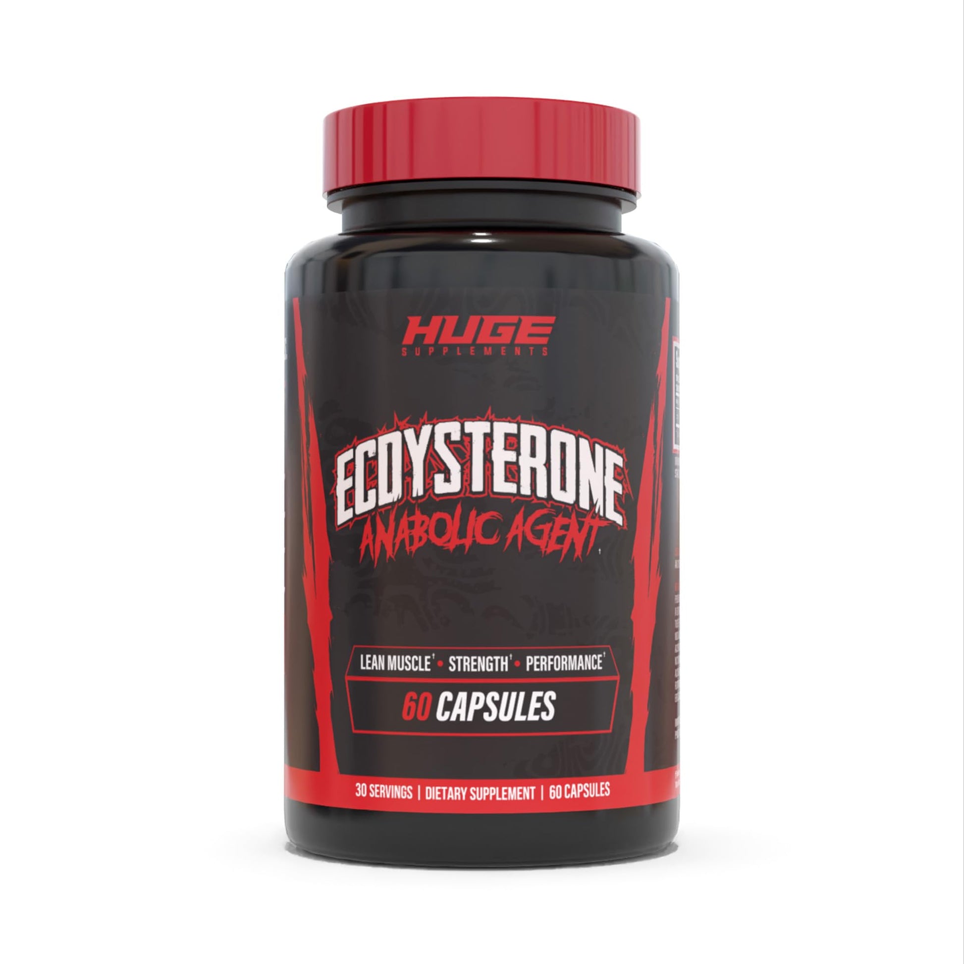 Huge Supplements Ecdysterone Supplement 1000mg Per Serving Capsules, 60 Count
