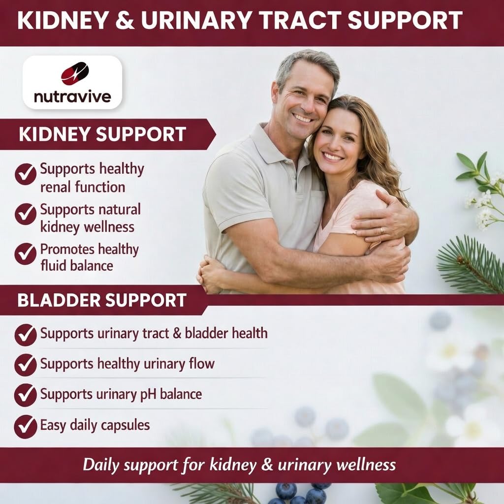 Nutravive 21-in-1 Kidney Support Supplement 60 Capsules