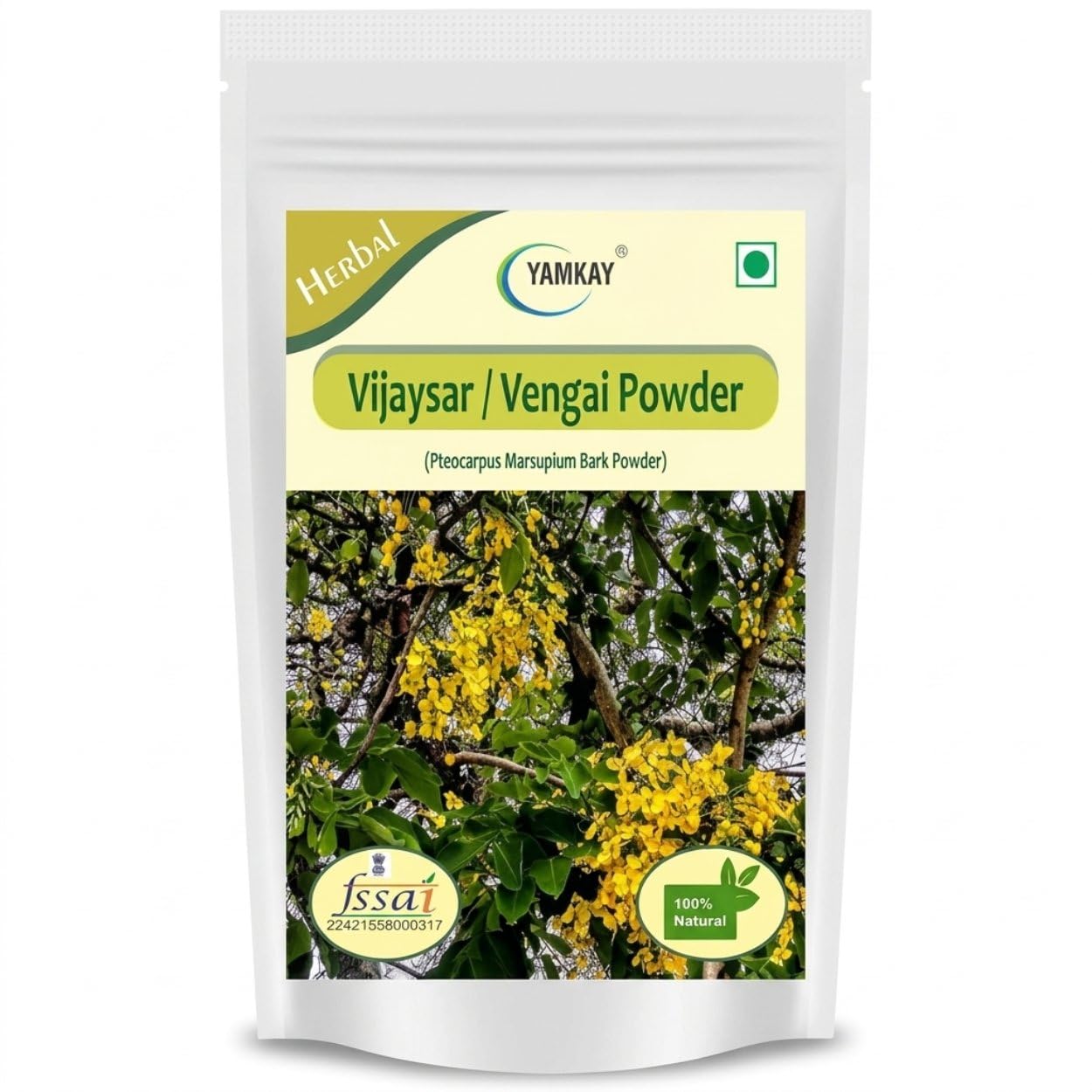 YAMKAY Vijaysar Vengai Bark Powder 1 Pack
