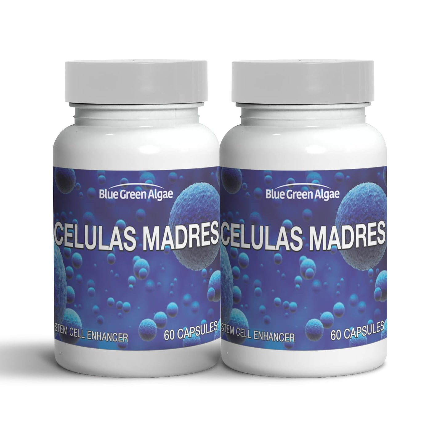 Generic Stem Cell - Celulas Madres Supplement for Anti-Aging & Longevity Non-GMO Gluten-Free Vegetarian Capsules 60 Count