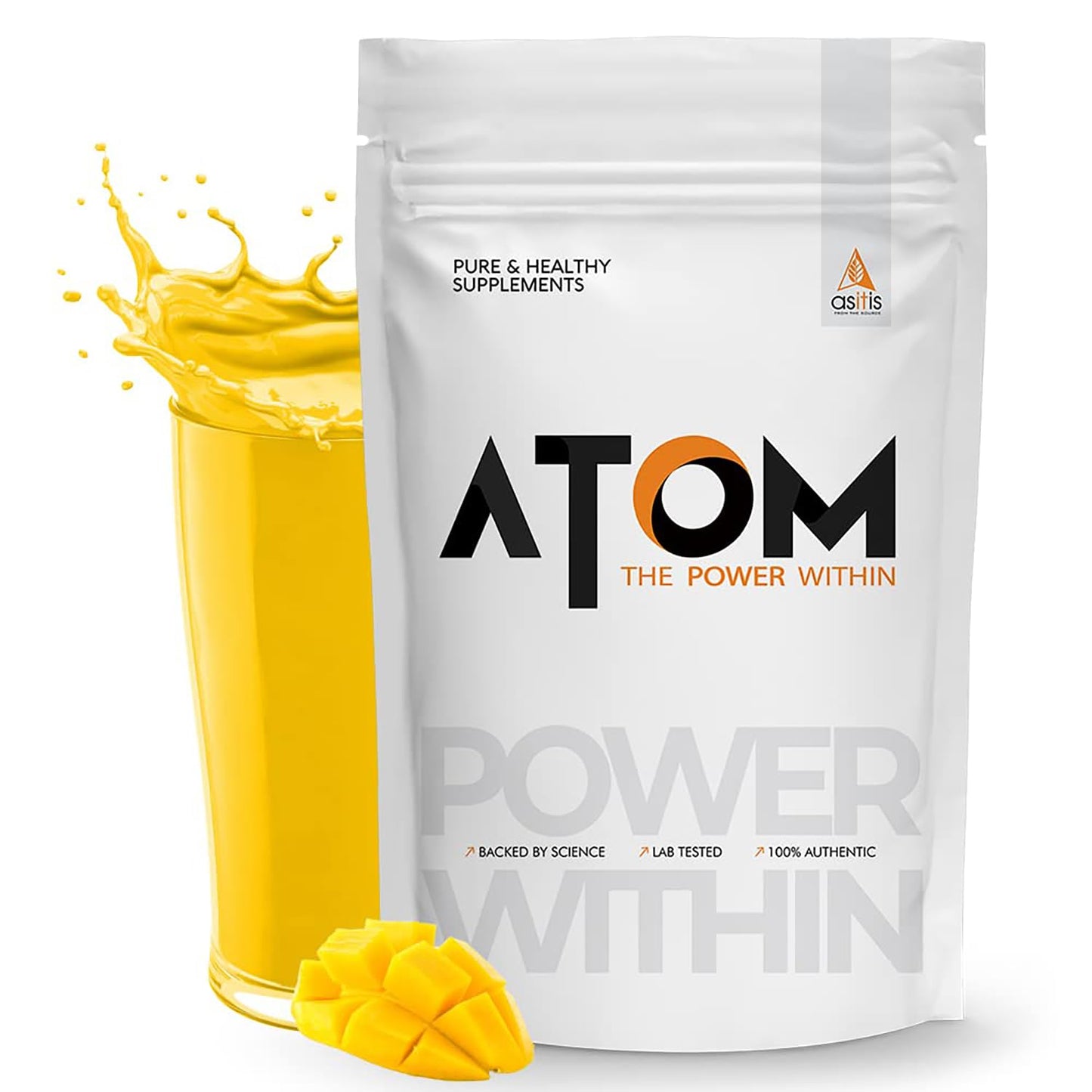 Asitis Nutrition Atom Whey Protein Isolate Powder 2.2 lb