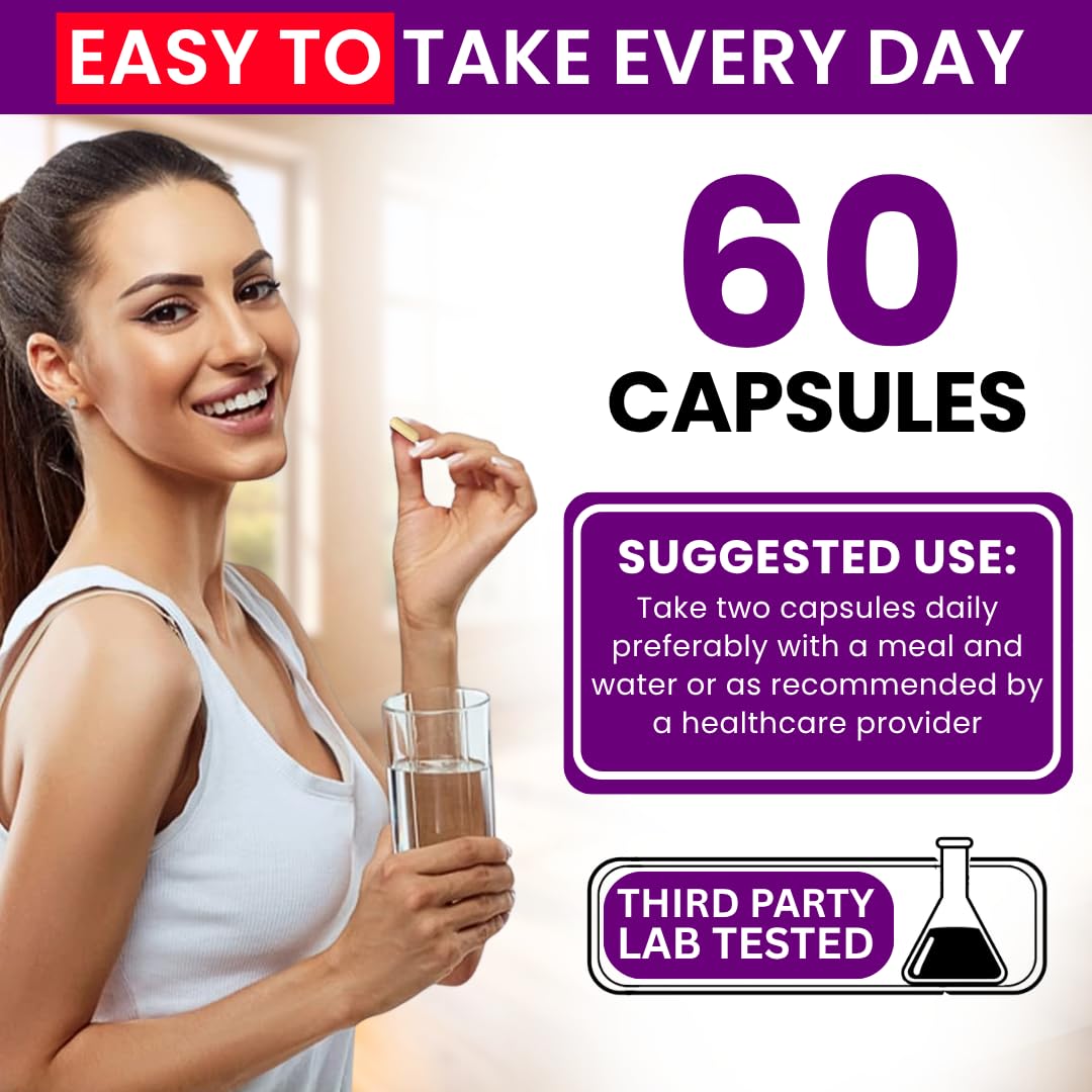 VITBOOST Biotin with Hyaluronic Acid, Collagen and Keratin Capsules, 60 Count