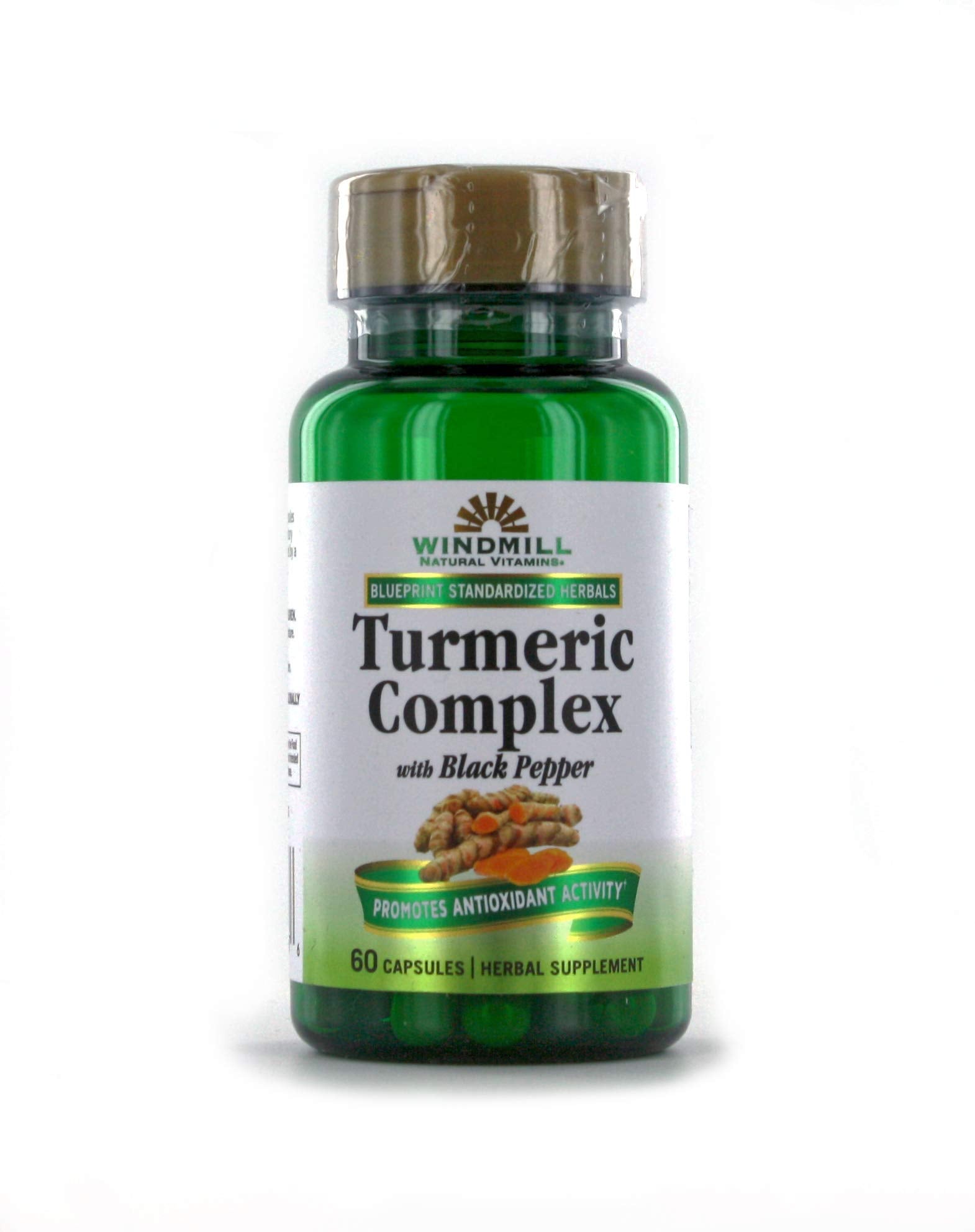 Windmill Turmeric Complex 1500 Mg With Black Pepper Capsules 60 Capsules