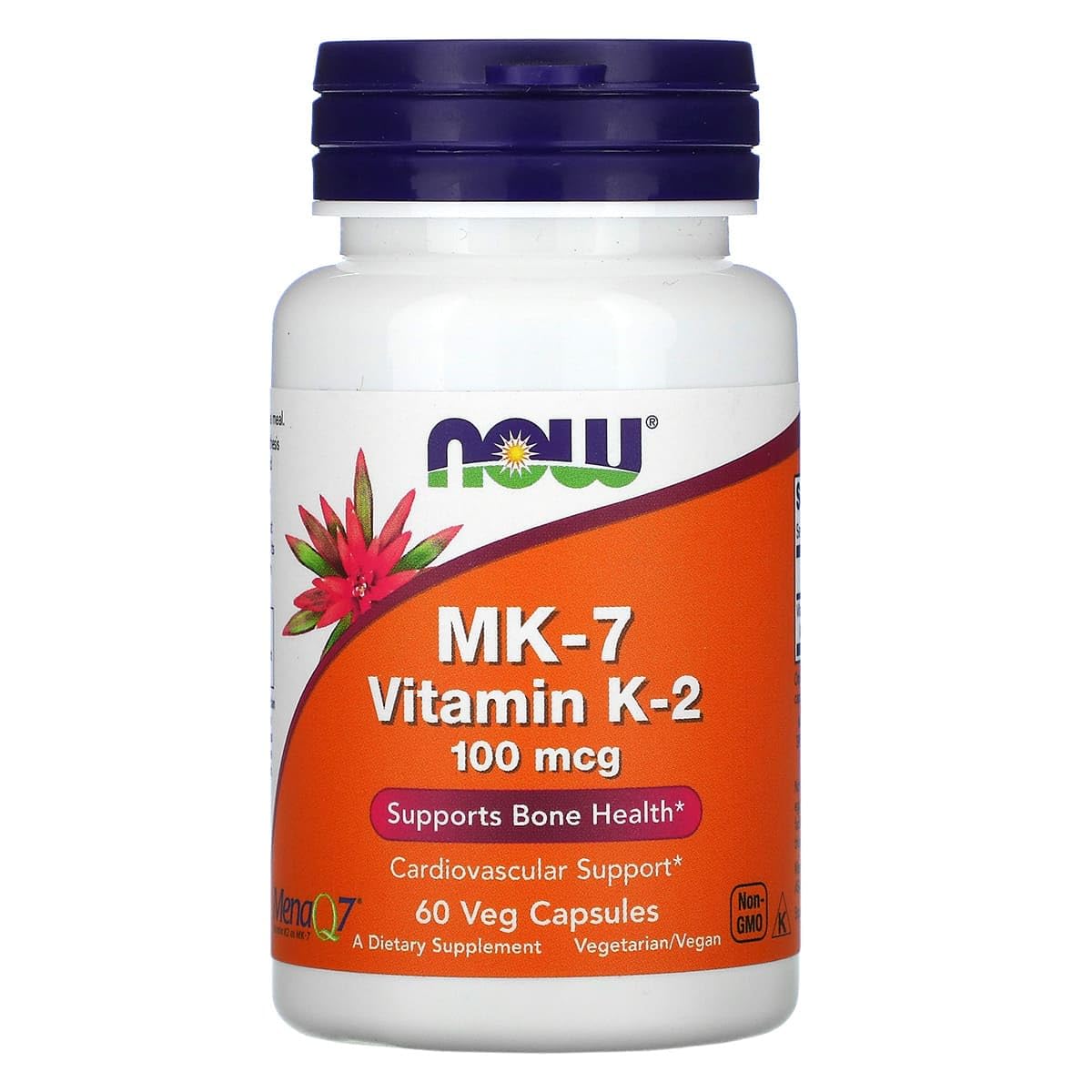 NOW Foods Vitamin K-2 (MK7) Veg Capsules, 120 Count