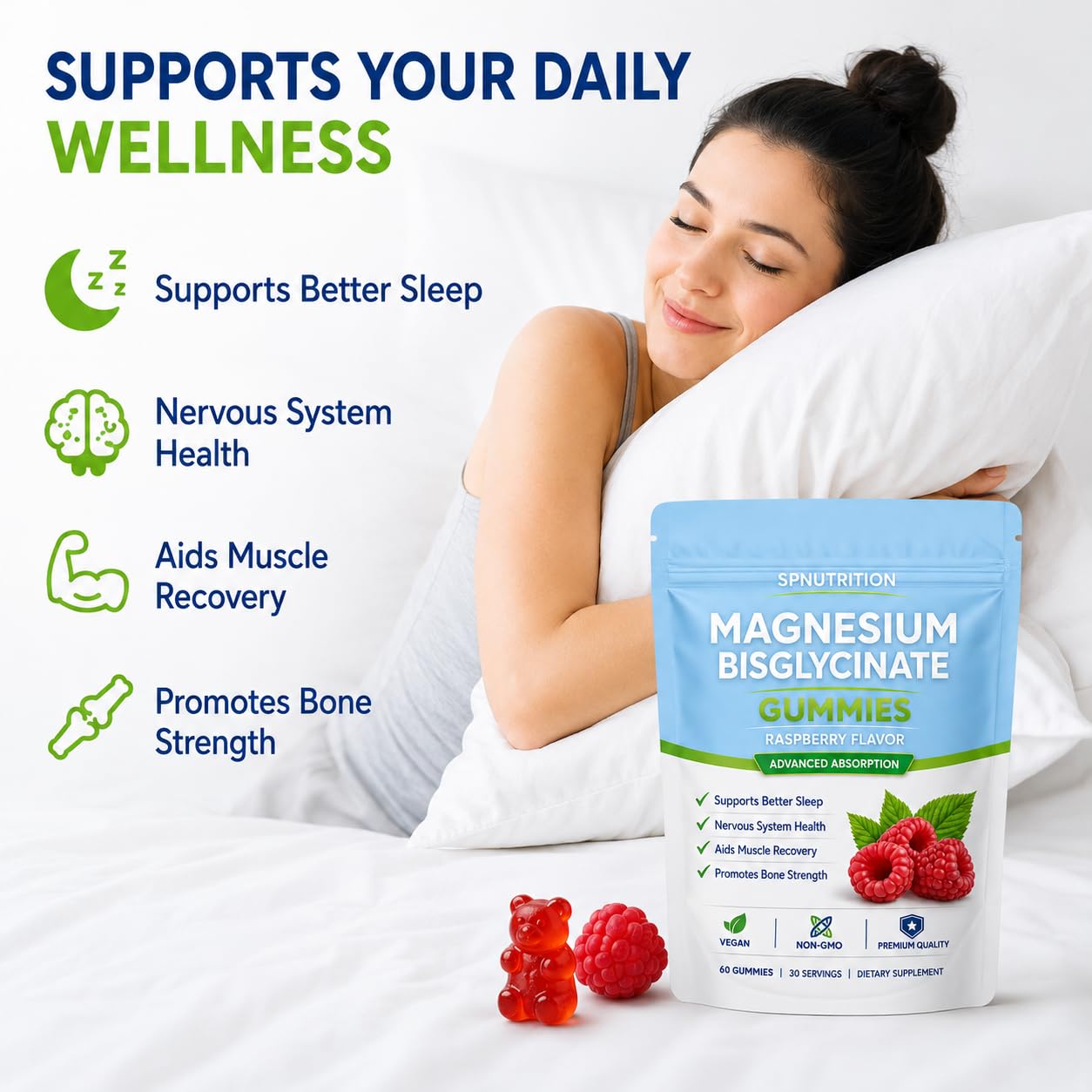 ONSET Magnesium Bisglycinate Gummies 60 Count
