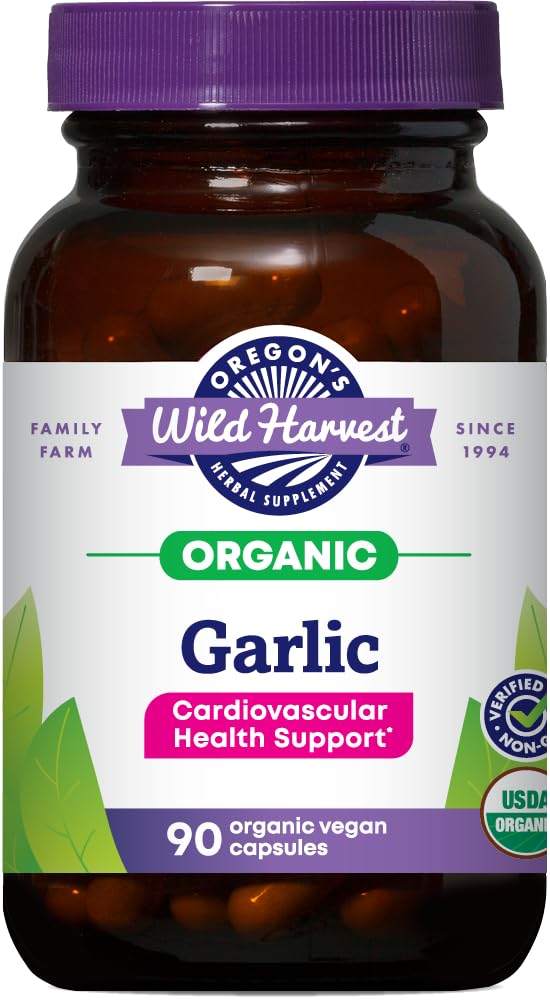 Oregon's Wild Harvest Garlic Capsules 90 Count
