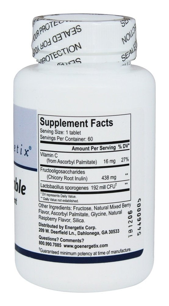 Energetix Flora Chewable Tablets 60 Tablets