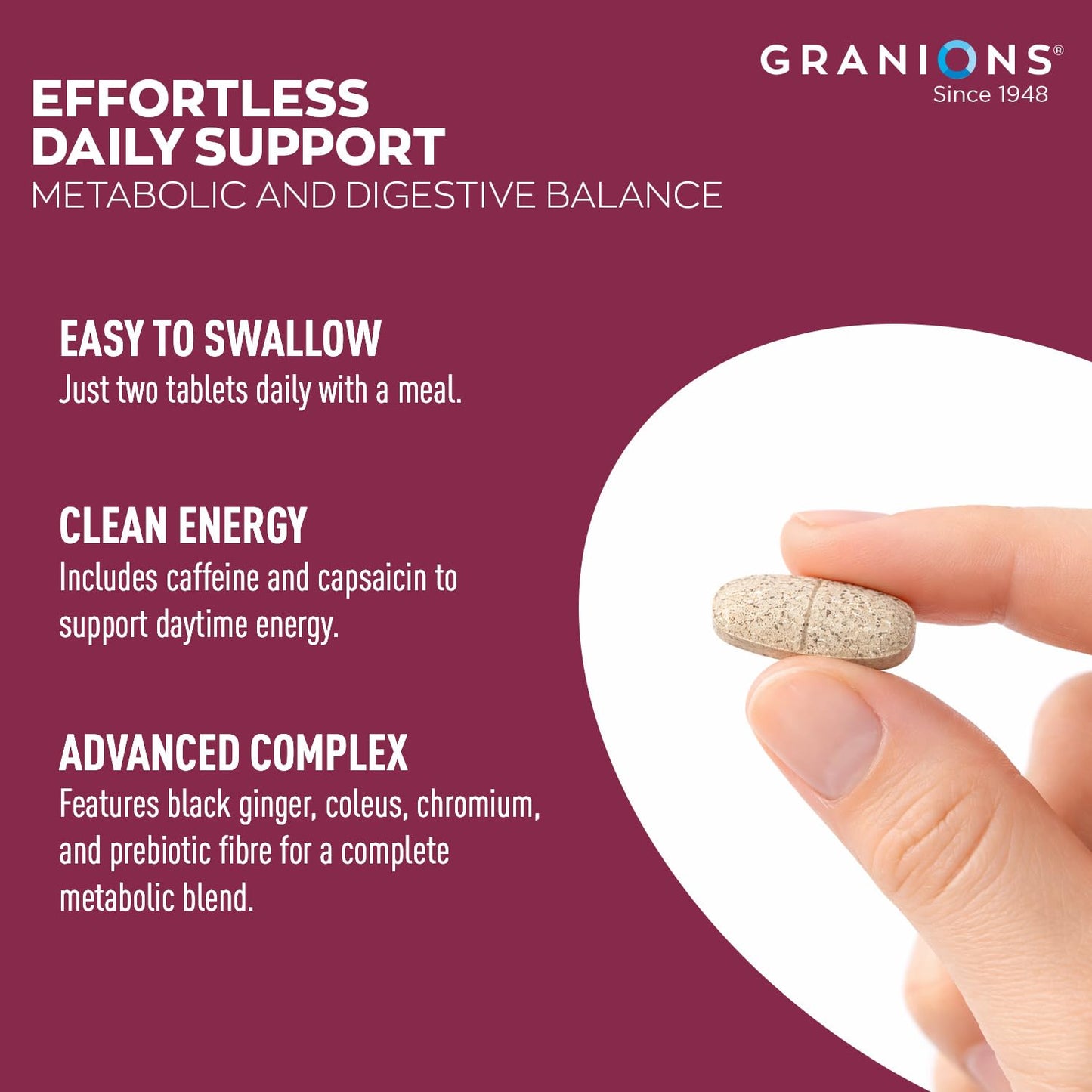 Granions GLP-1 Support Supplement Tablet 60 Tablets
