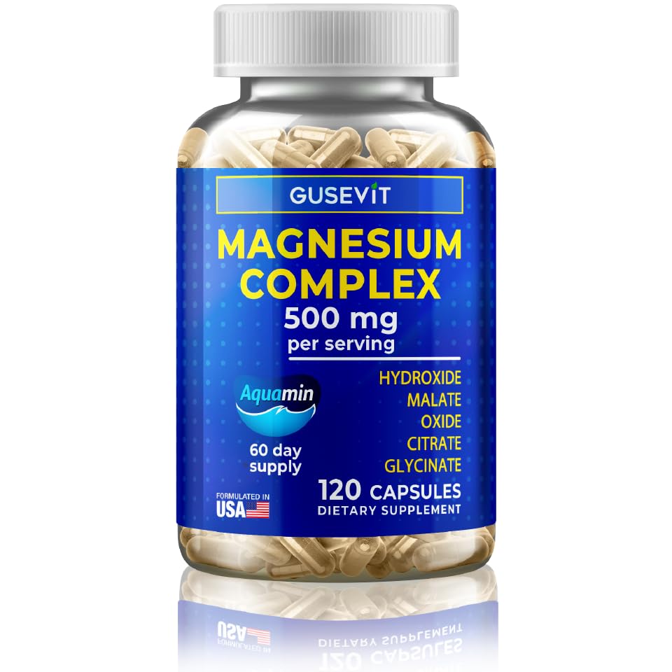 Gusevit 5-in-1 Magnesium Complex Capsule, 120 Count