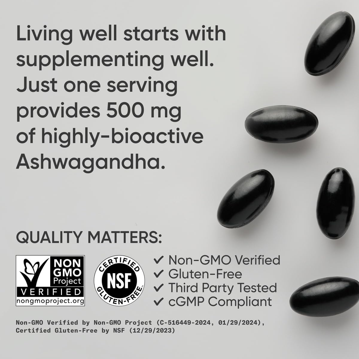 Sports Research Ashwagandha w/Coconut MCT Oil 60 Softgels