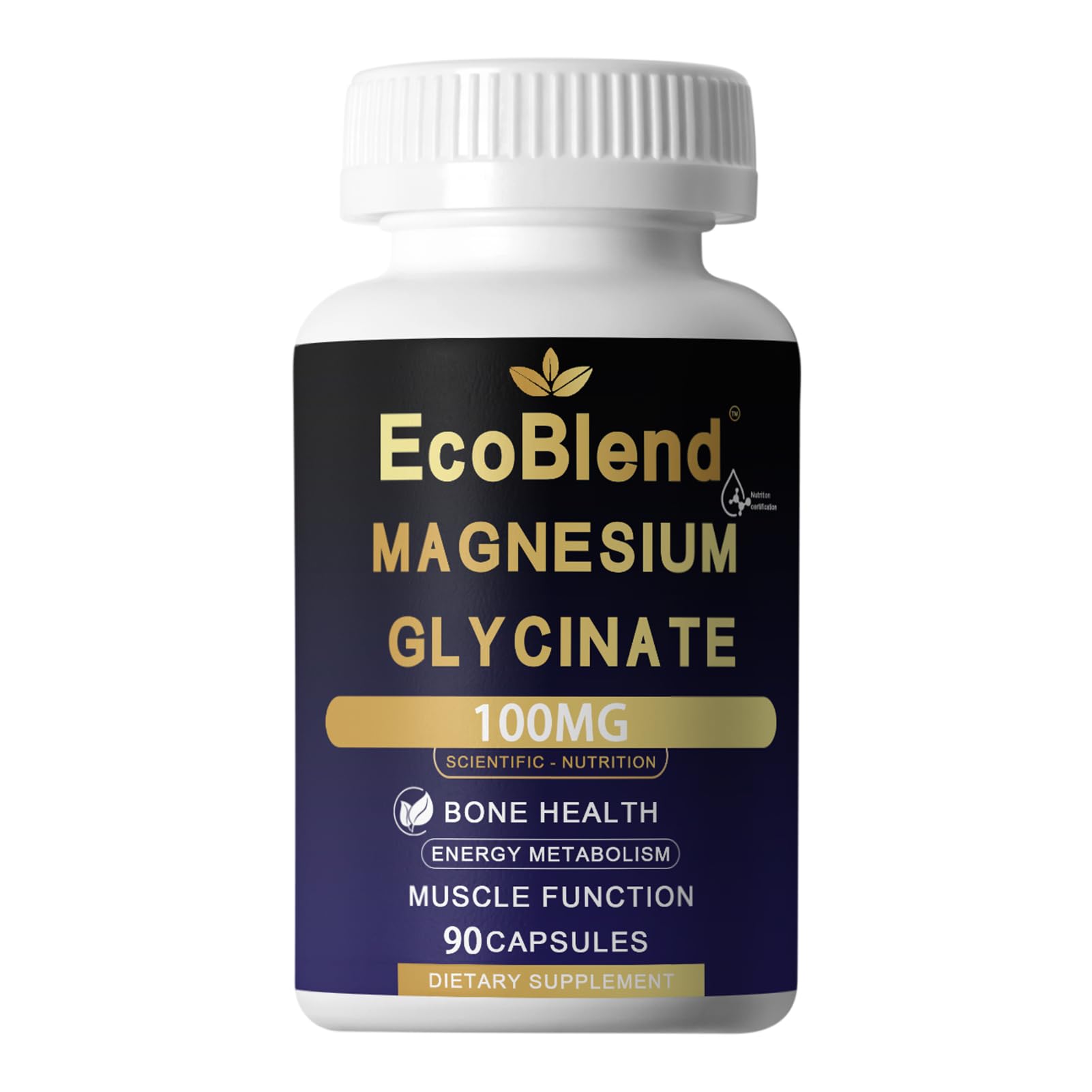 EcoBlend Magnesium Glycinate Capsule, 90 Count
