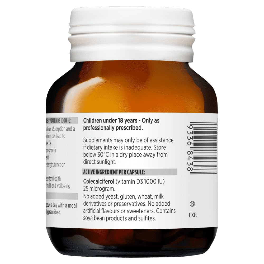 Blackmores Vitamin D3 1000IU Capsule, 60 Capsules