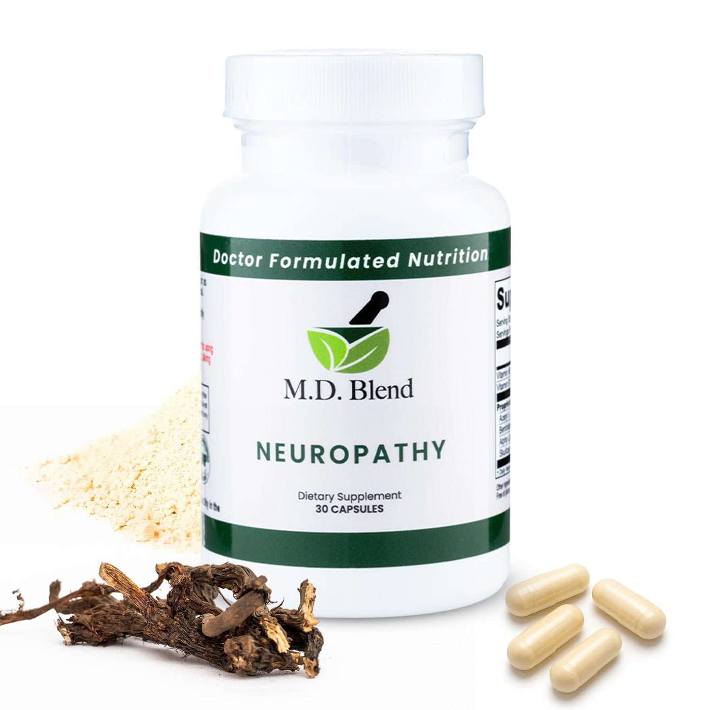 M.D. Blend Neuropathy Supplements 30 Capsules