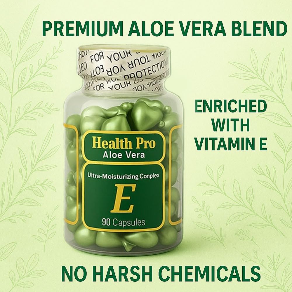 NCB NCB TECHNOLOGY Nu Health Aloe Vera Moisture Complex Vitamin E Oil for Skin Softgel 201