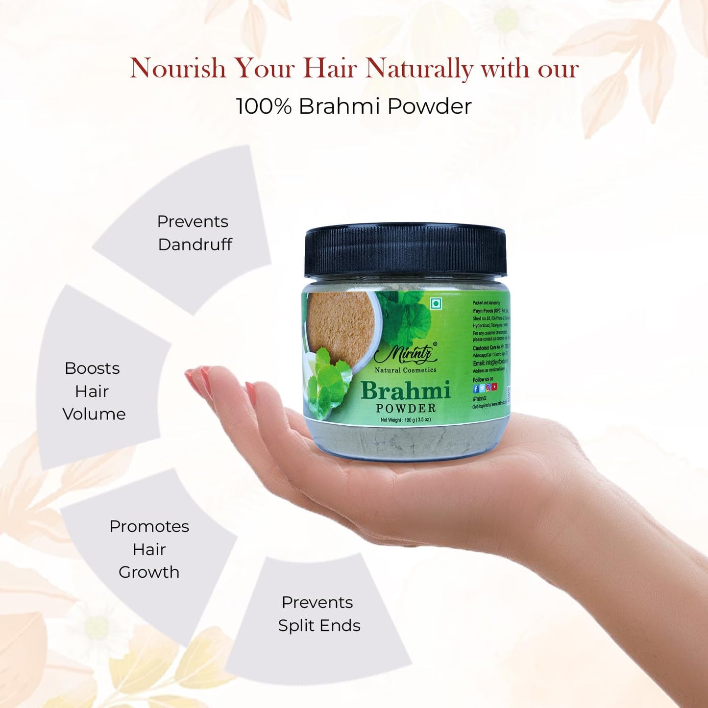 Mirintz Bacopa Monnieri Powder 3.52 oz