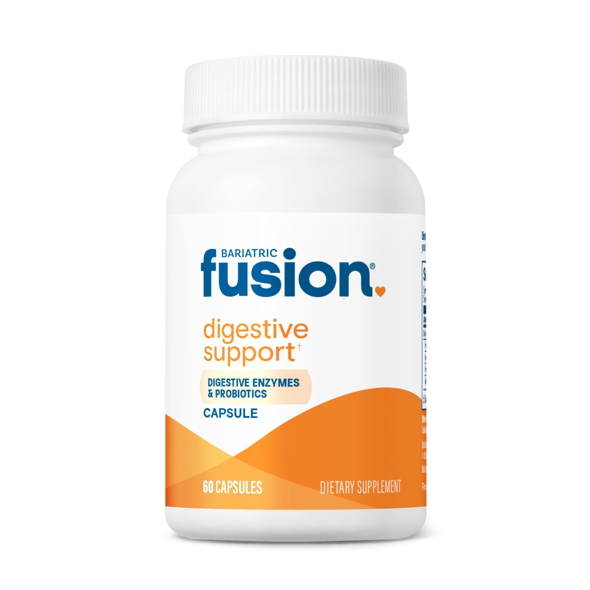 Bariatric Fusion Digestive Enzymes with Probiotics 60 Capsules