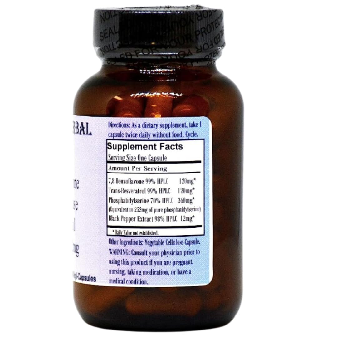 Barlowe's Herbal Elixirs 7,8-Benzoflavone Capsule 60 Capsules
