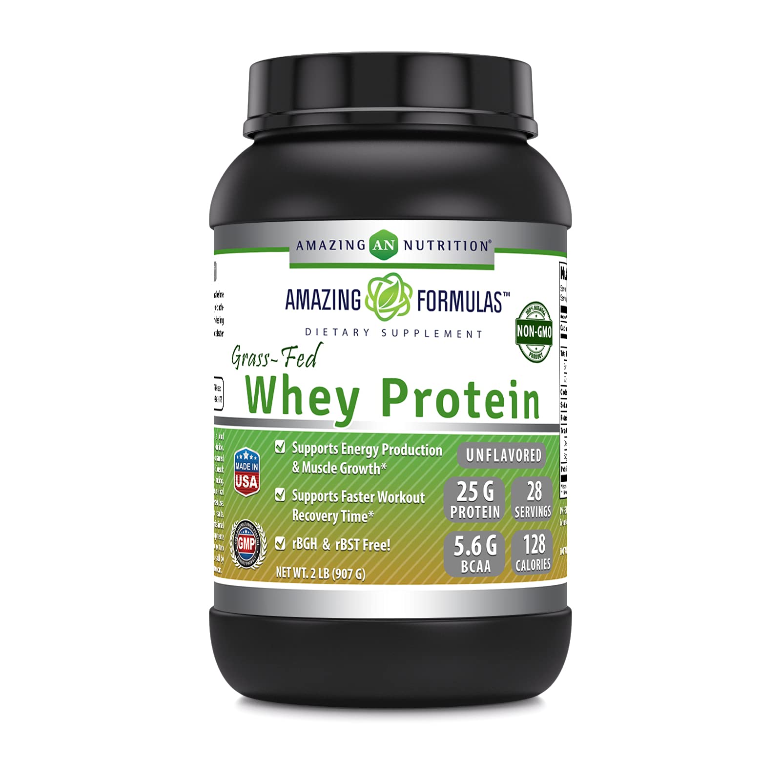 Amazing Nutrition Grass-Fed Whey Protein Powder, 32