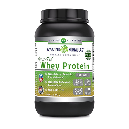 Amazing Nutrition Grass-Fed Whey Protein Powder, 32