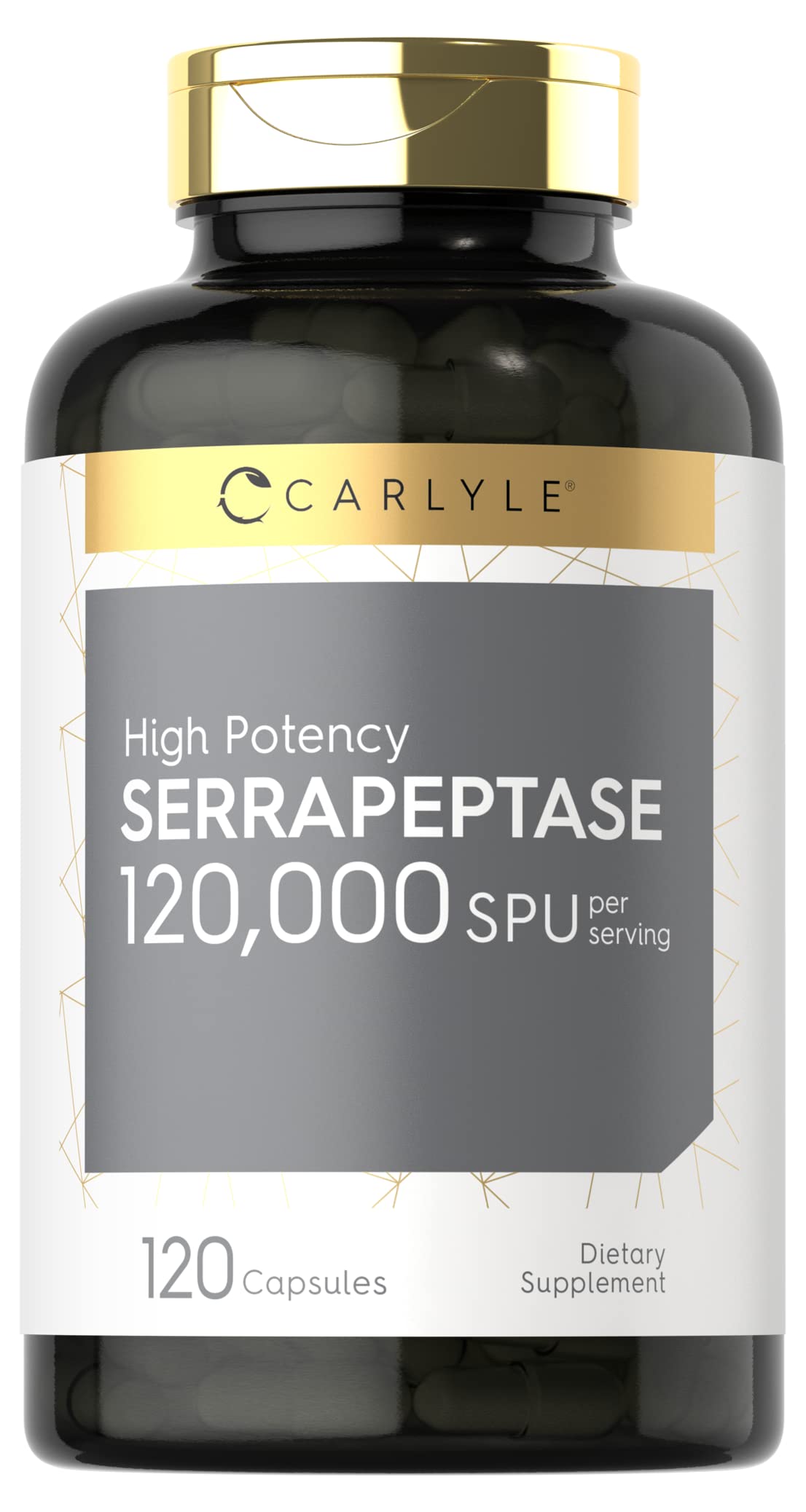 Carlyle Serrapeptase 120000 SPU Capsule 120 Count