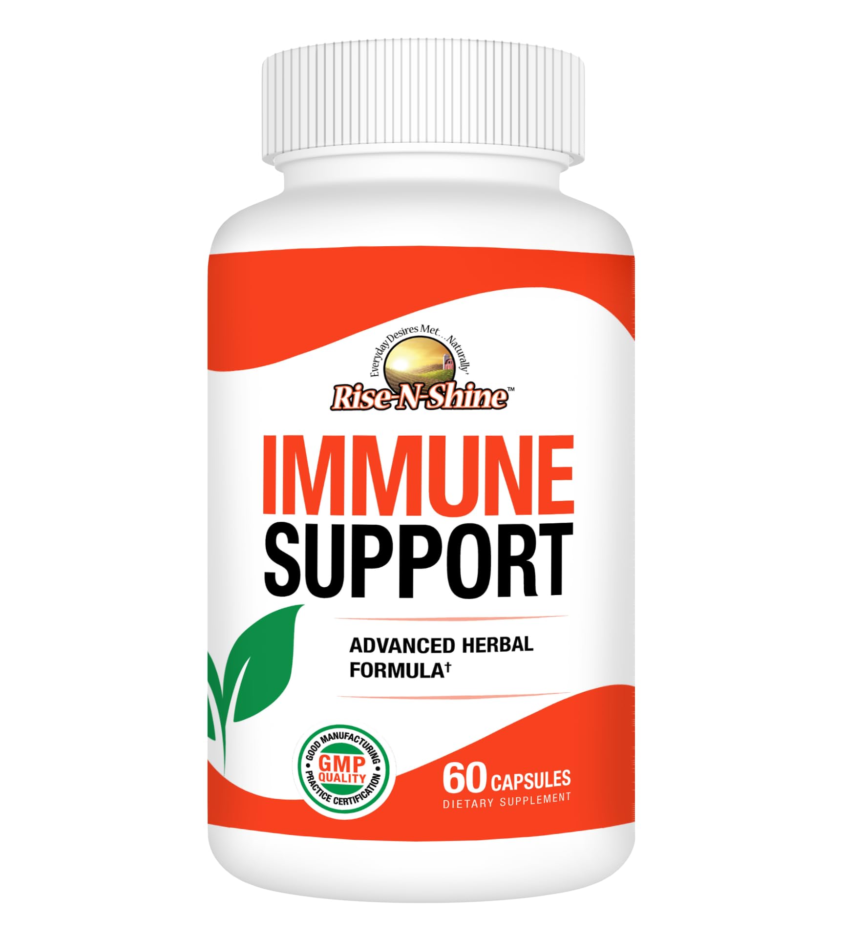 Rise-N-Shine Immune Support Supplement 60 Capsules
