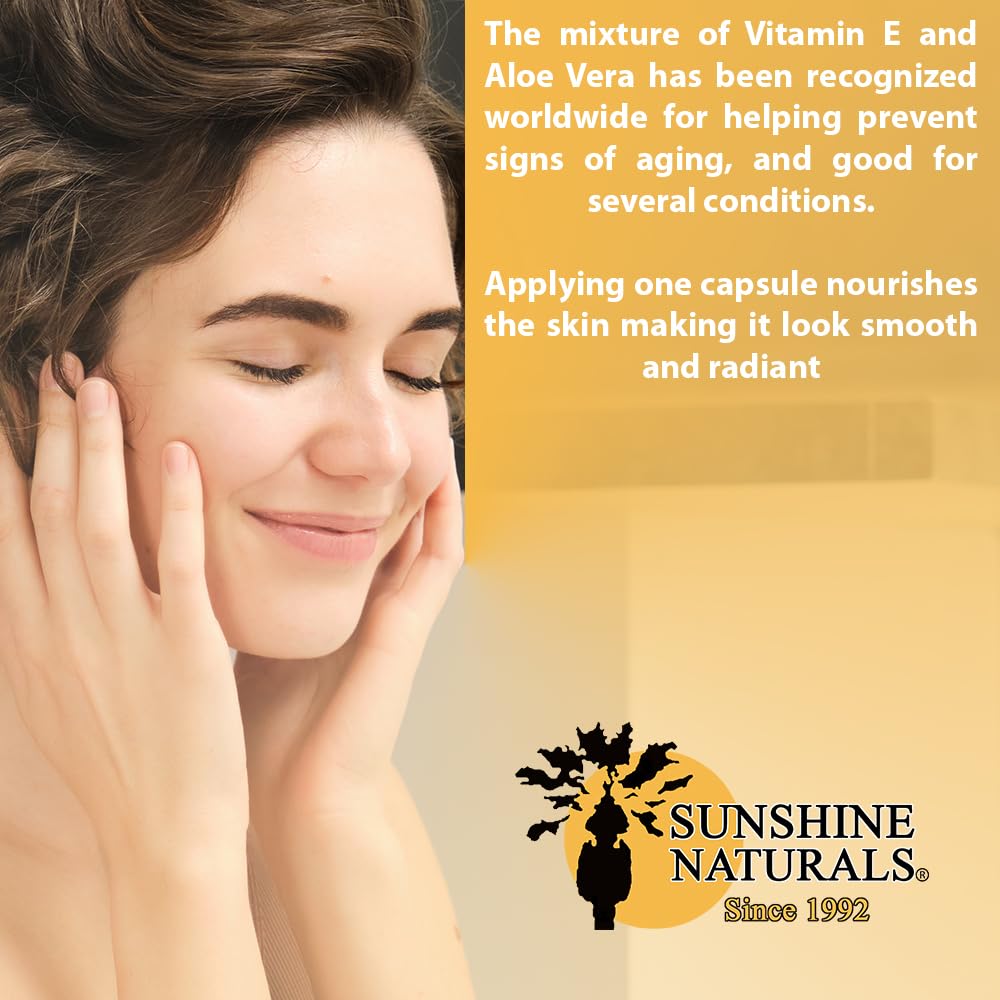 Sunshine Naturals Vitamin E Softgels 300