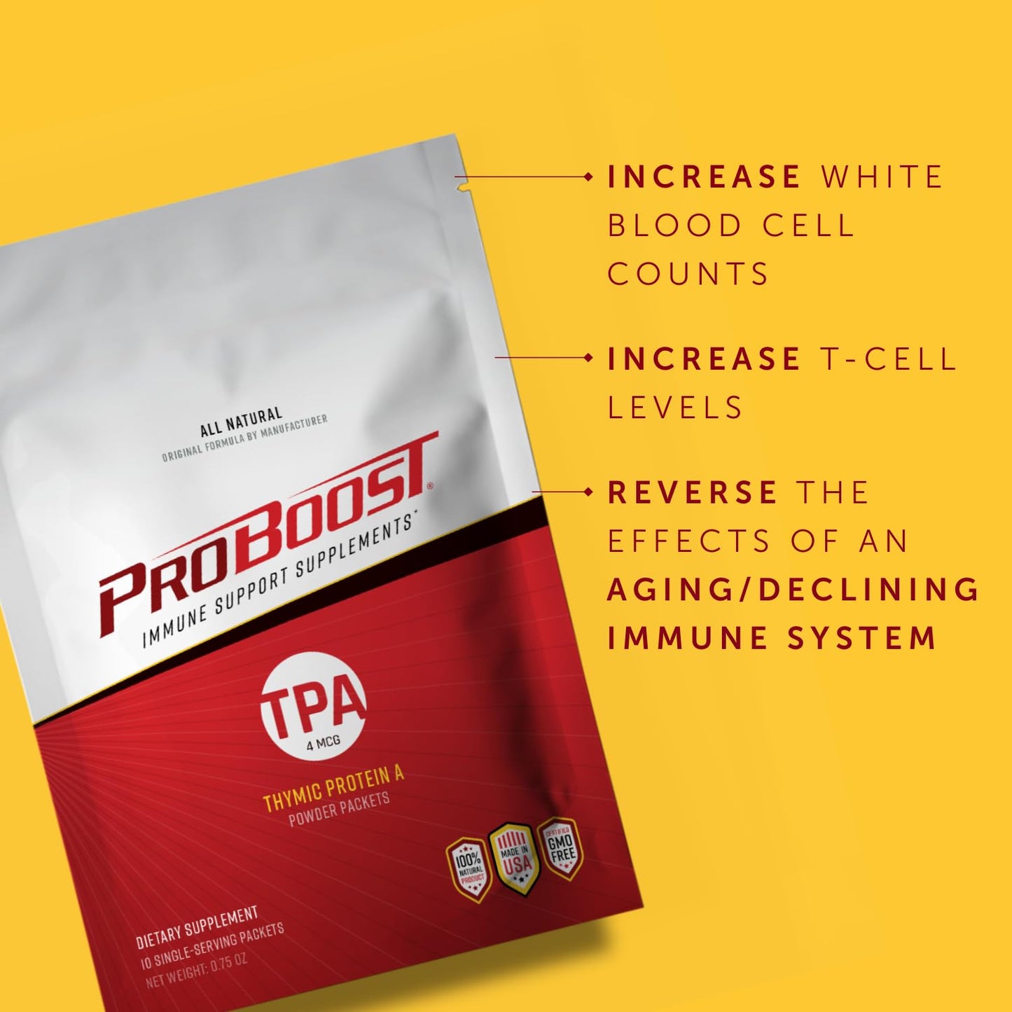 ProBoost Thymic Protein A Powder Packets 0.75 oz, 10 Packets