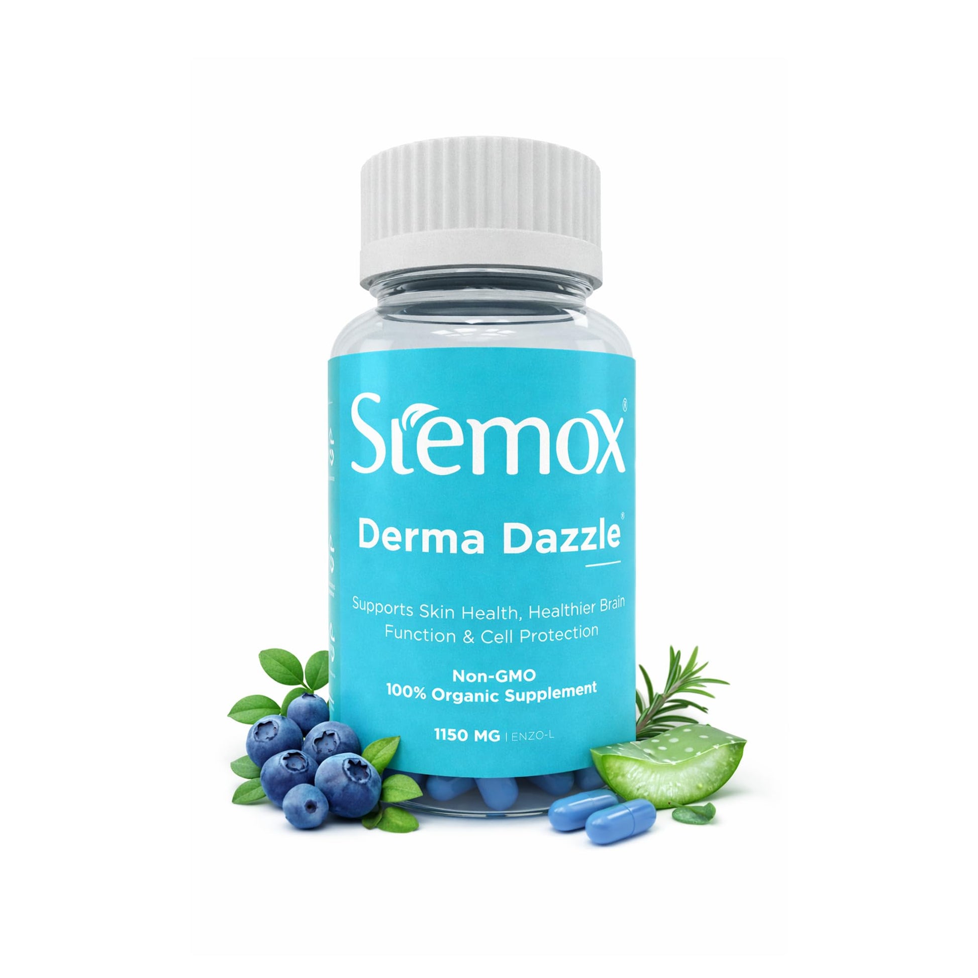 Stemox Derma Dazzle Alpha Lipoic Acid 600mg Capsules, 60 Count