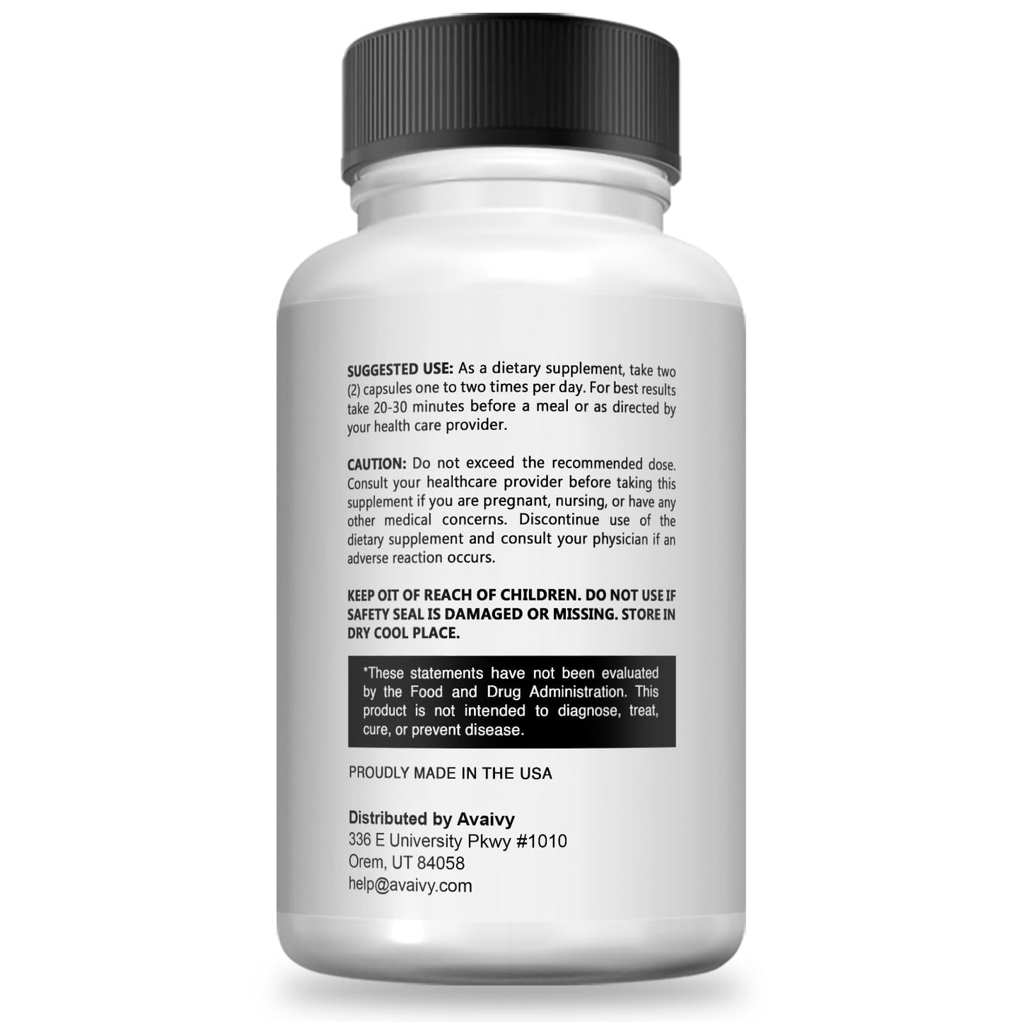 Avaivy Dialux Capsule Formula 120 Capsules