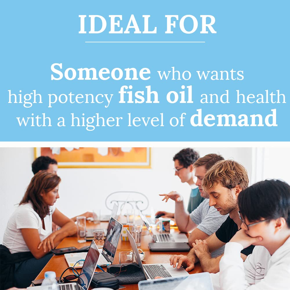 Hi Well Pure & Natural New Zealand Premium Omega-3 Fish Oil Concentrated 500mg Capsule, 300 Count