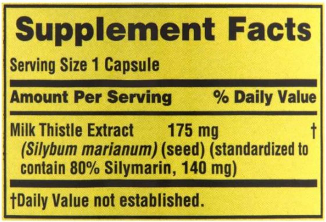 BASKETGOODS Milk Thistle Capsules 90 Count