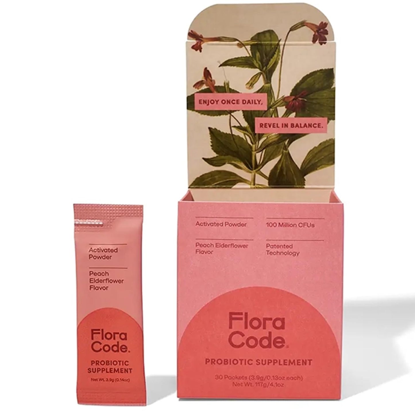 Flora Code Probiotic Powder 4.01 Ounce