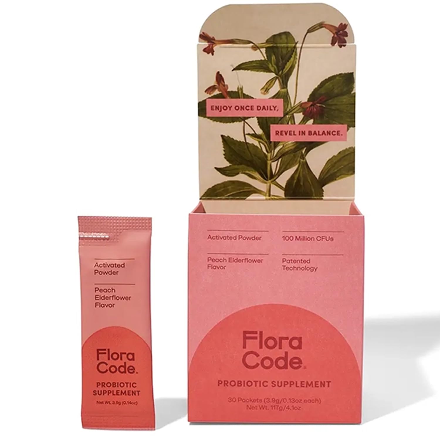 Flora Code Probiotic Powder 4.01 Ounce