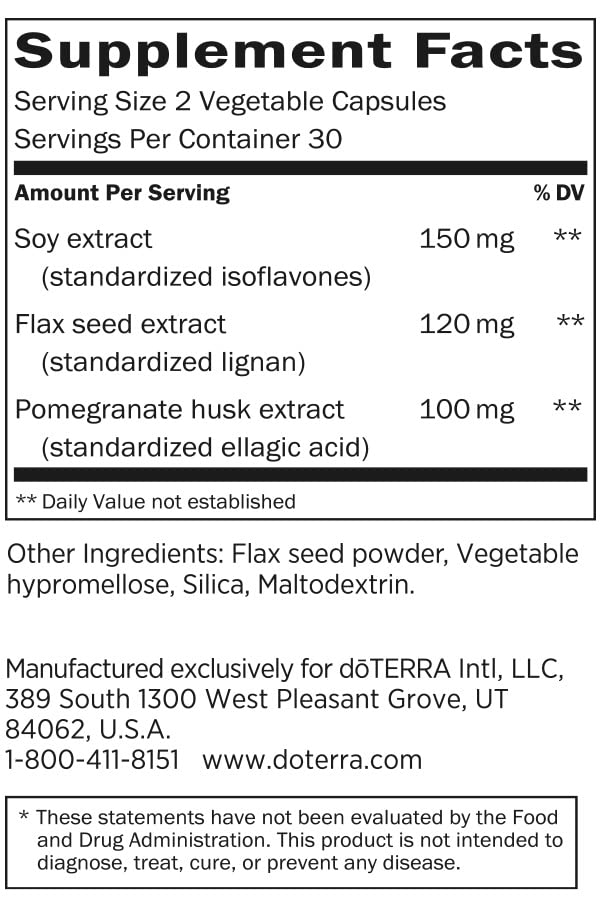 doTERRA Women's Phytoestrogen Essential Complex 60 Capsules