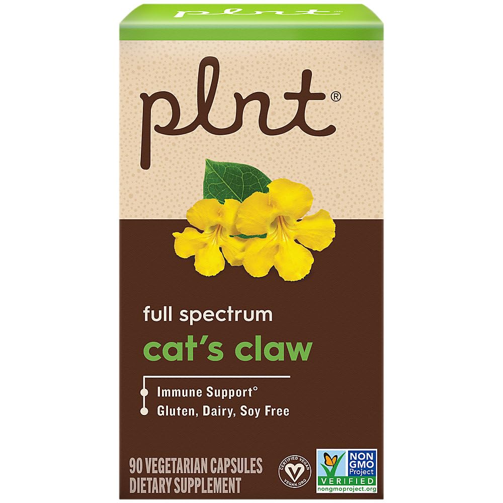 plnt Cat's Claw Full Spectrum for Immune Support 90 Capsules